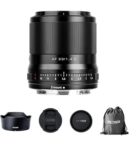 Amazon.com : VILTROX 23mm F1.4 f/1.4 Z Mount Lens, Wide-Angle APS