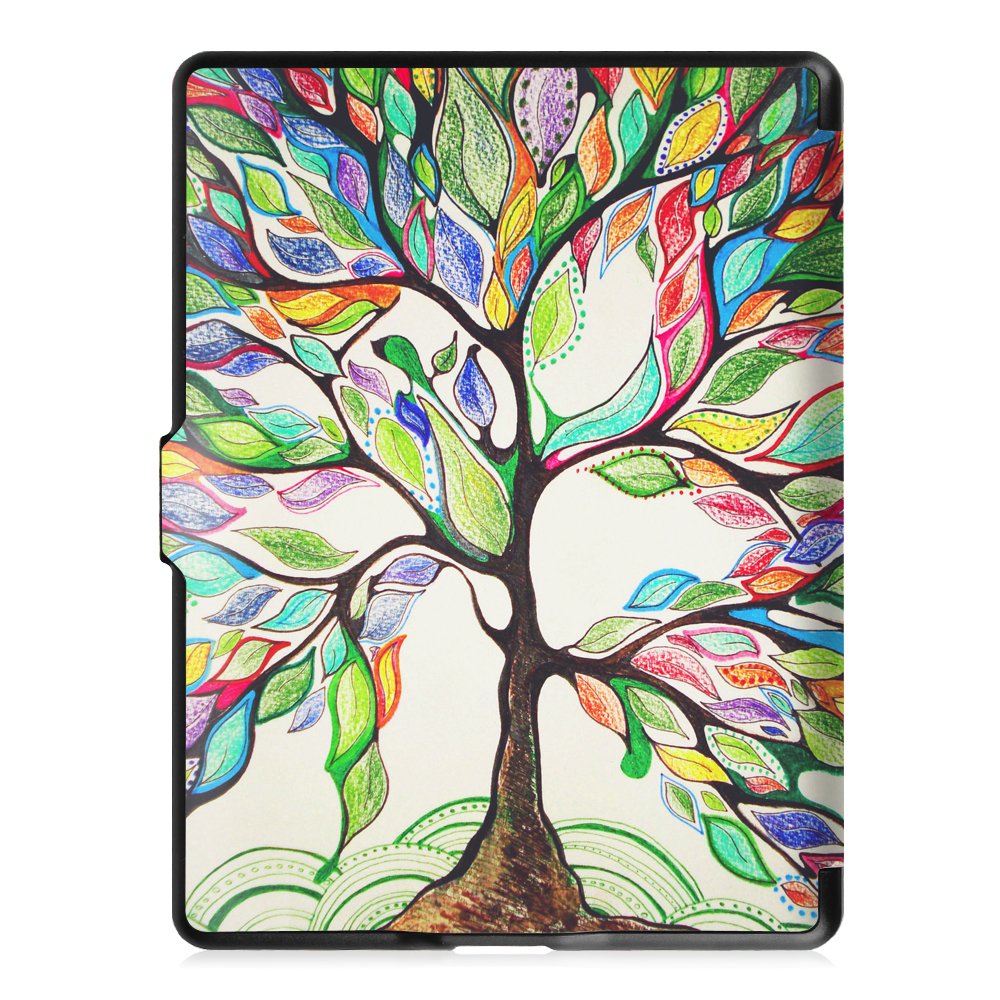 Fintie Case for Nook GlowLight Plus (Previous Gen 6 inch - Barnes & Noble 2015 Model BNRV510) Case, Premium PU Leather Slim Cover, NOT Fit 7.8 Inch 2019 New Version, Love Tree