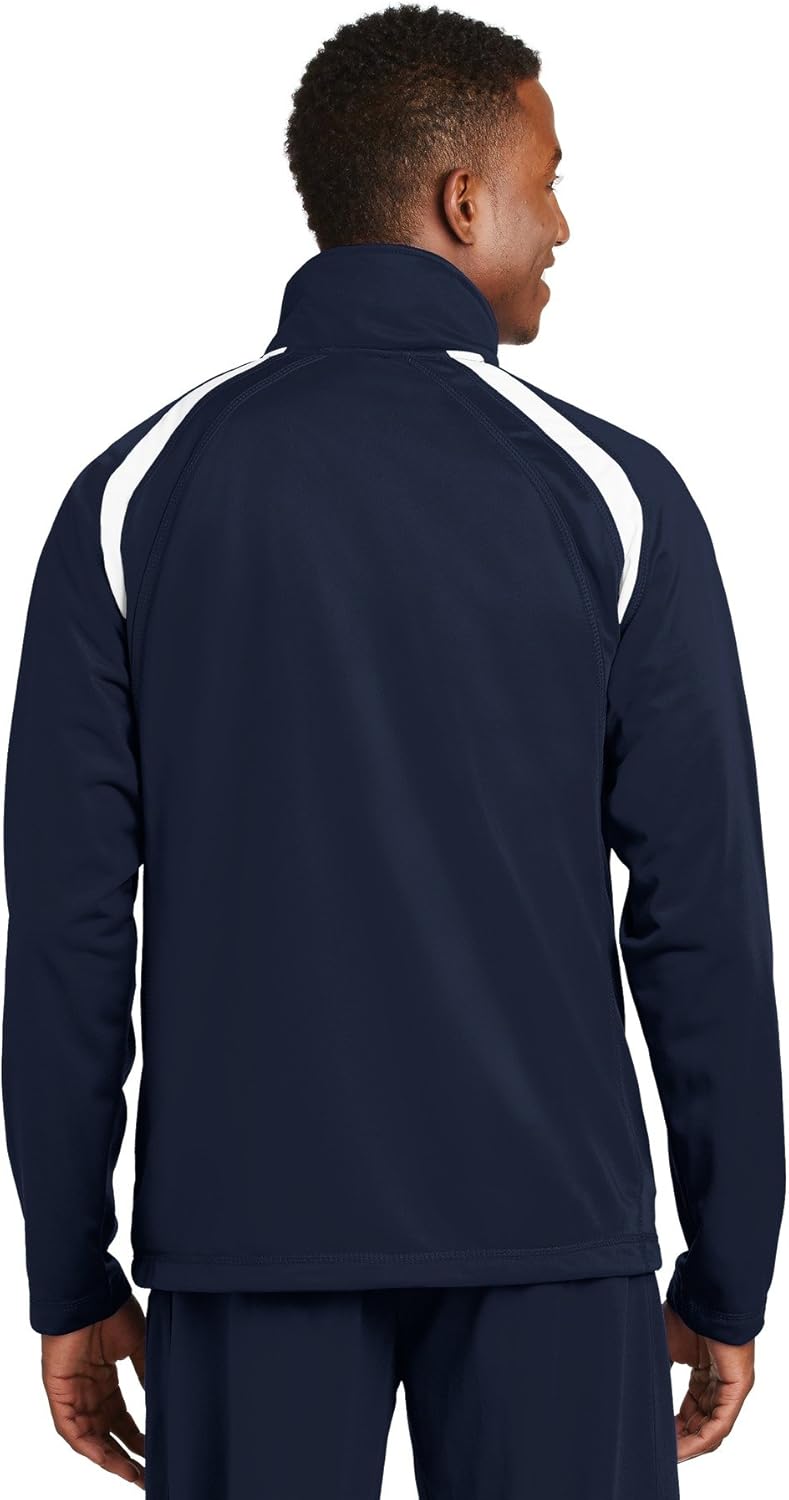 SPORT-TEK Men's Tricot Track Jacket at  Men’s Clothing store