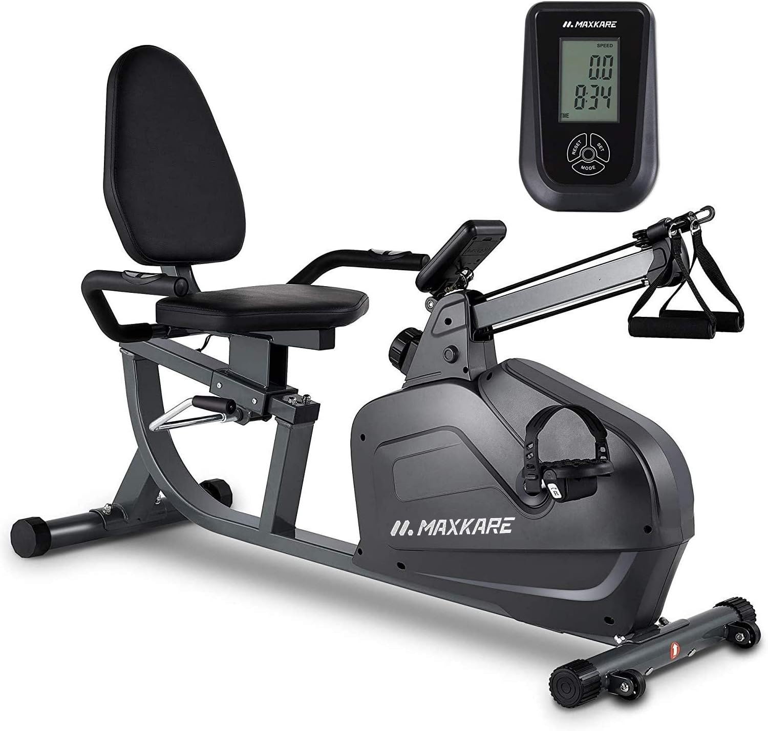 exercise bike with full seat