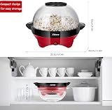 Yabano Popcorn Maker 5L Electric Stirring 800W Red Nonstick Plate view 7