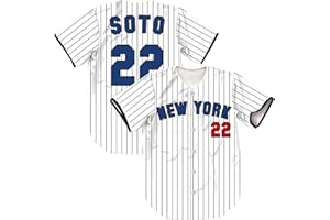 TIFIYA New York 99 Stripes Baseball Jersey NY Softball Shirts for Men/Women/Young