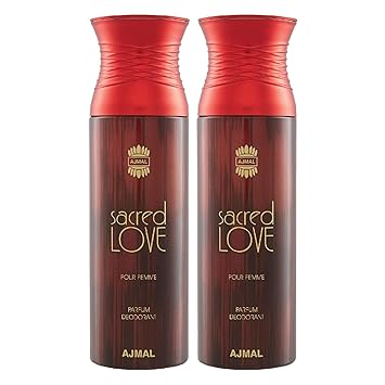 Ajmal Sacred love & Sacred love Spray For Women (200 ml, Pack of 2)