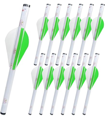 12 Pochettes D'empenne 2 Pouces – Shrink Fletch – Rayures Noires Et Blanches – PVC/TPU