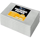 Bryco Goods Packing Paper Sheets for Moving | 640 Sheets | 27" x 17" | 20lb | Made in USA | Newsprint Paper | Must Have in Your Moving Supplies