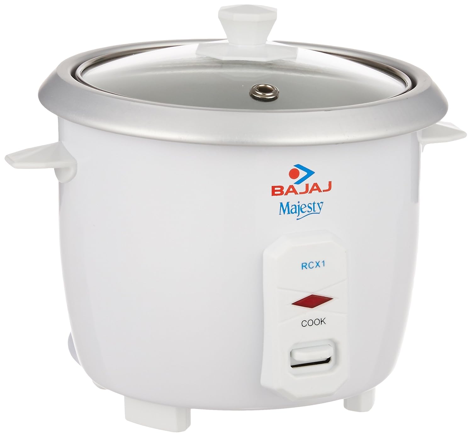 Buy Bajaj Majesty RCX 1 Mini 0.4Litre Multifunction Rice Cooker (White