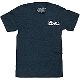 Tee Luv Men's Coors Original Beer Shirt - Coors Rodeo Bull Cowboy T-Shirt