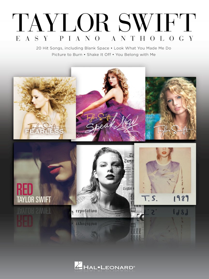 Taylor Swift - Easy Piano Anthology | Taylor Swift Piano Music Book with 20 Simplified Songs for Easy Playing