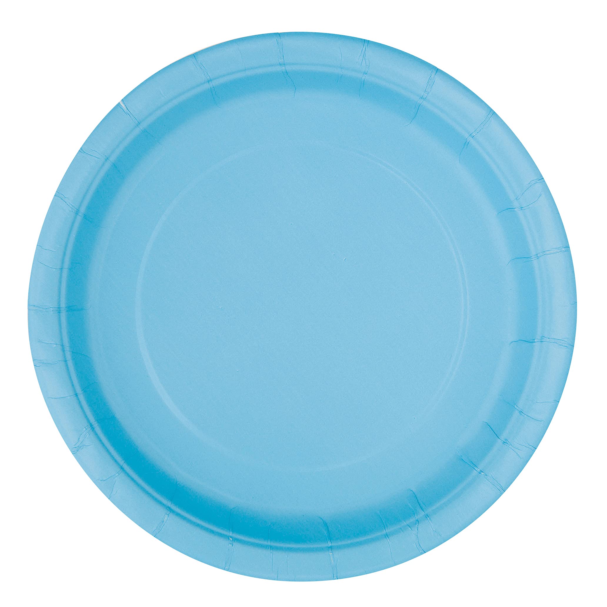 Unique Party 30899EU Environmentally Friendly Paper Plates 23 cm Light Blue Colour Pack of 16