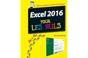 Excel 2016 Pas à pas Pour les Nuls (PAS A PAS NULS) (French Edition)