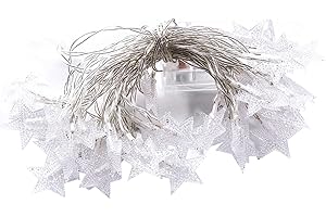 Star String Lights | 20 Led Star Light - Waterproof 9.85Ft String Lighting for Bunk Bed Tent Ceiling Camping Indoor Holiday C