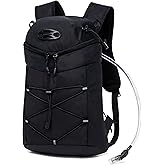 Wotony Lightweight Insulated Backpack with 2L or 3L Water Bladder Bag Daypack for Hiking Trail Running Cycling Race Marathon for Women Men