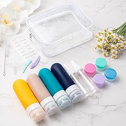 MODENGKONGJIAN 16 Pack Travel Bottles for