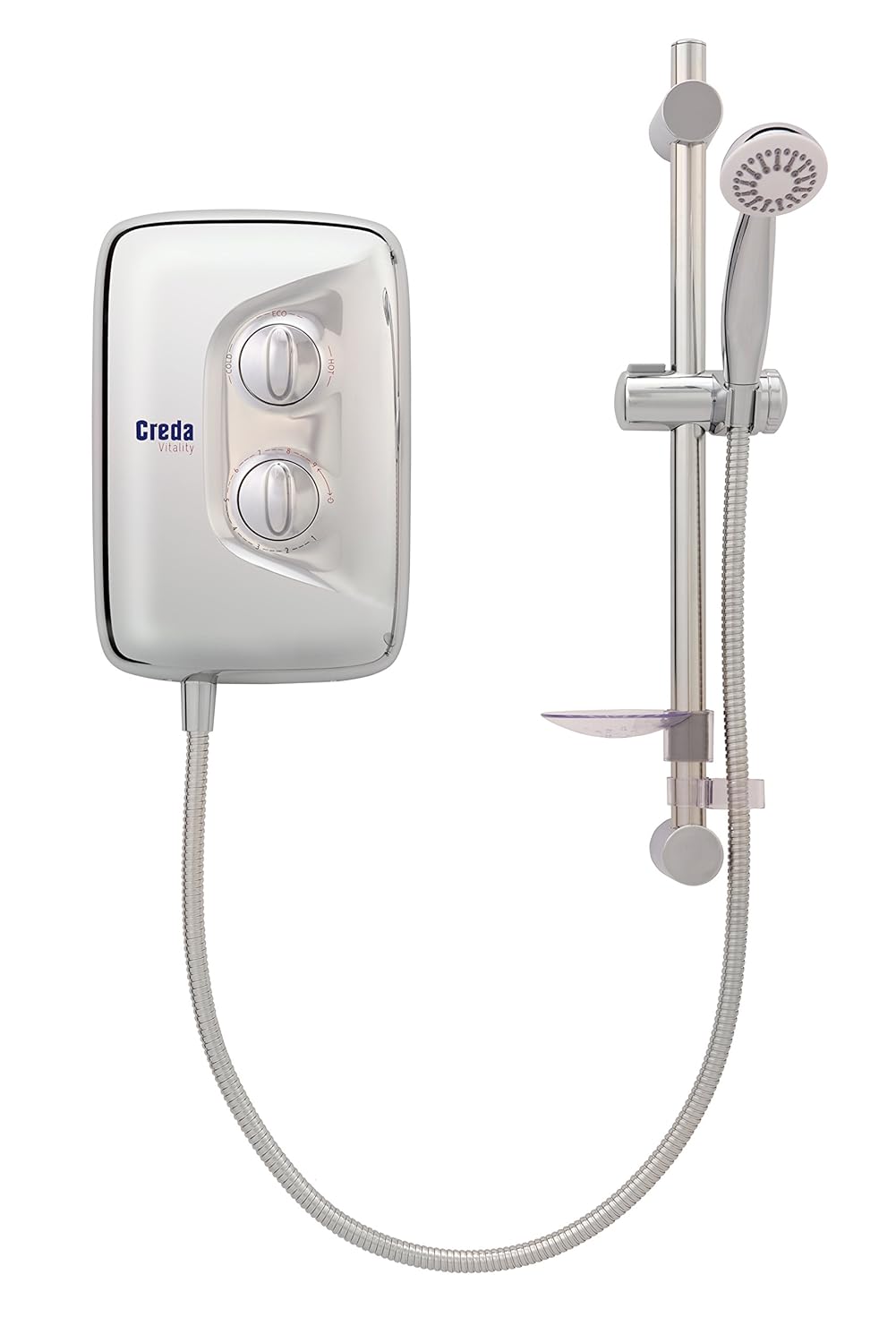 Creda CVC9 Vitality Chrome Electric Shower 8.5kW with SmartFit
