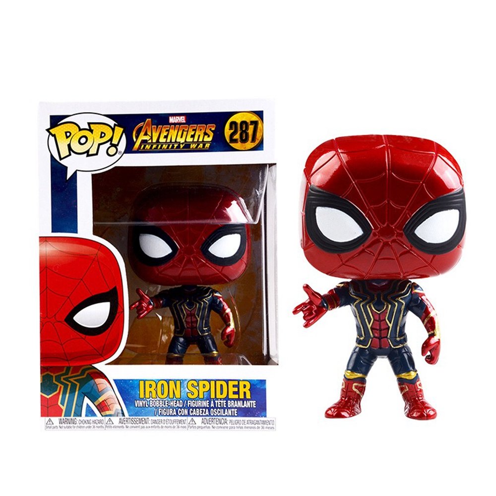 Funko Pop! Iron Spider Avengers Infinity War Figure 3.75 Inches With Pop Protector Case