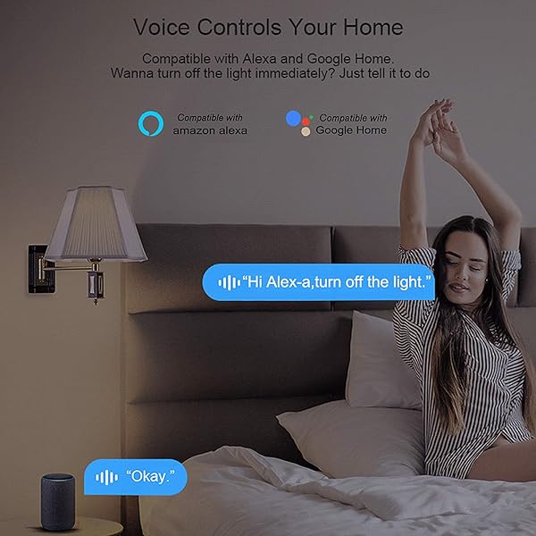 Janhiny 4CH R3 ITEAD 4 Gang WLAN Switch 4 Wege Montage WLAN WLAN Smart Switch Kompatibel mit Amazon Alexa und fr Google HomeNest Smart Home
