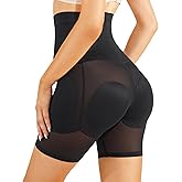 Irisnaya Women Shapewear Control Panties Body Shaper Butt Lifter Padded Hip Enhancer Seamless Underwear Hi- Waist Short