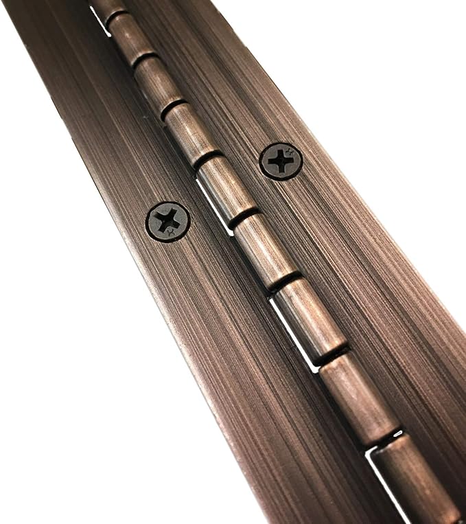 11/2" x 24" Continuous Piano Hinge Heavy Duty .060" Leaf Thickness