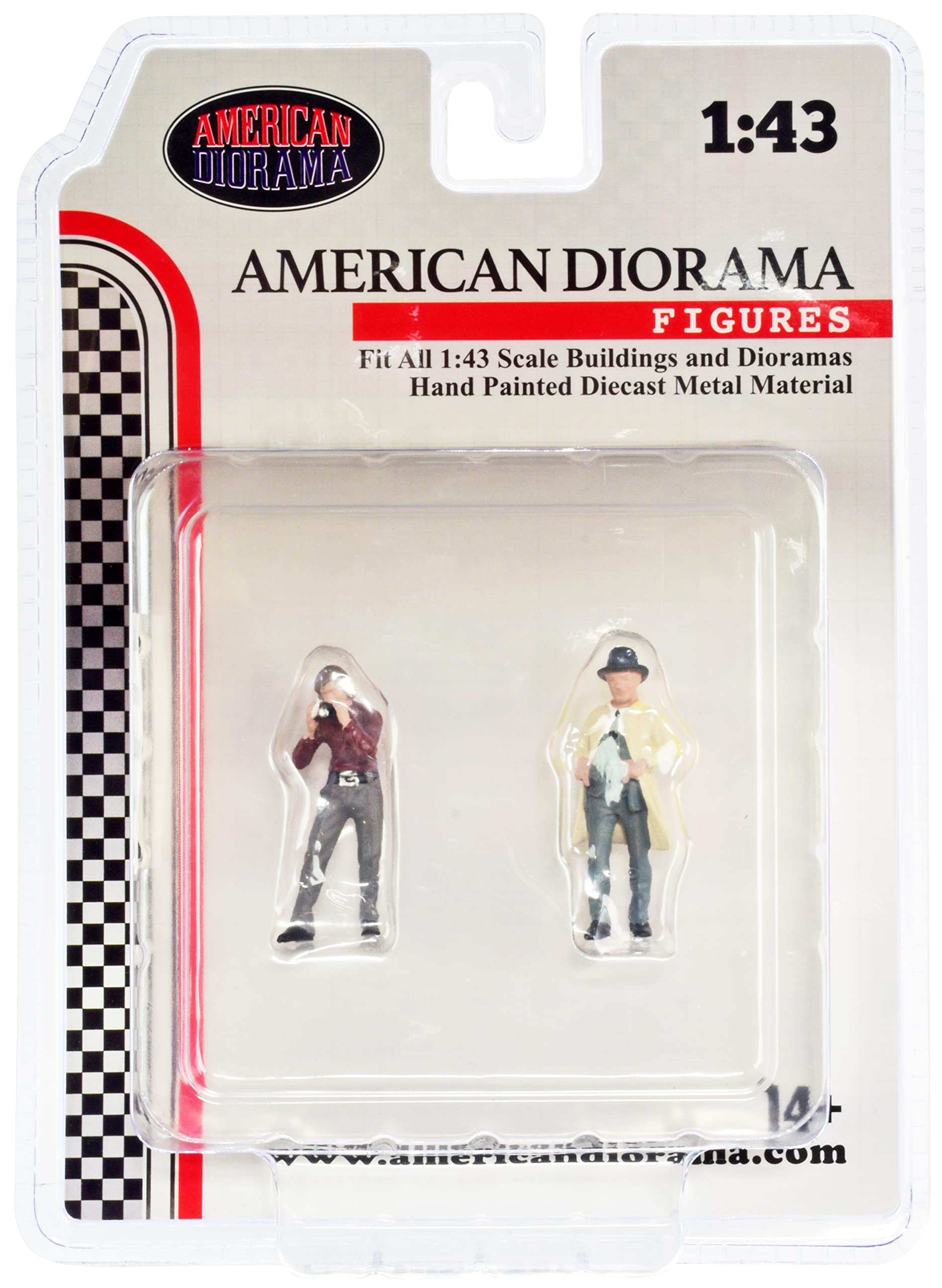 American Diorama - Collectible Model Car, 38361, Beige/Grey/Brown