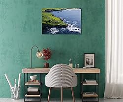 Pebble Beach Golf Course Canvas Wall Art for Living