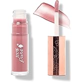 100% PURE Lip Gloss (Fruit Pigmented), Mauvely, High Shine, Moisturizing, Natural Lip Gloss, Sheer Finish, Tinted Lip Gloss w/Cocoa Butter, Vitamin E (Rosy Mauve Color) - 0.14 Fl Oz