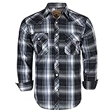 COEVALS CLUB Men's Western Cowboy Long Sleeve Pearl