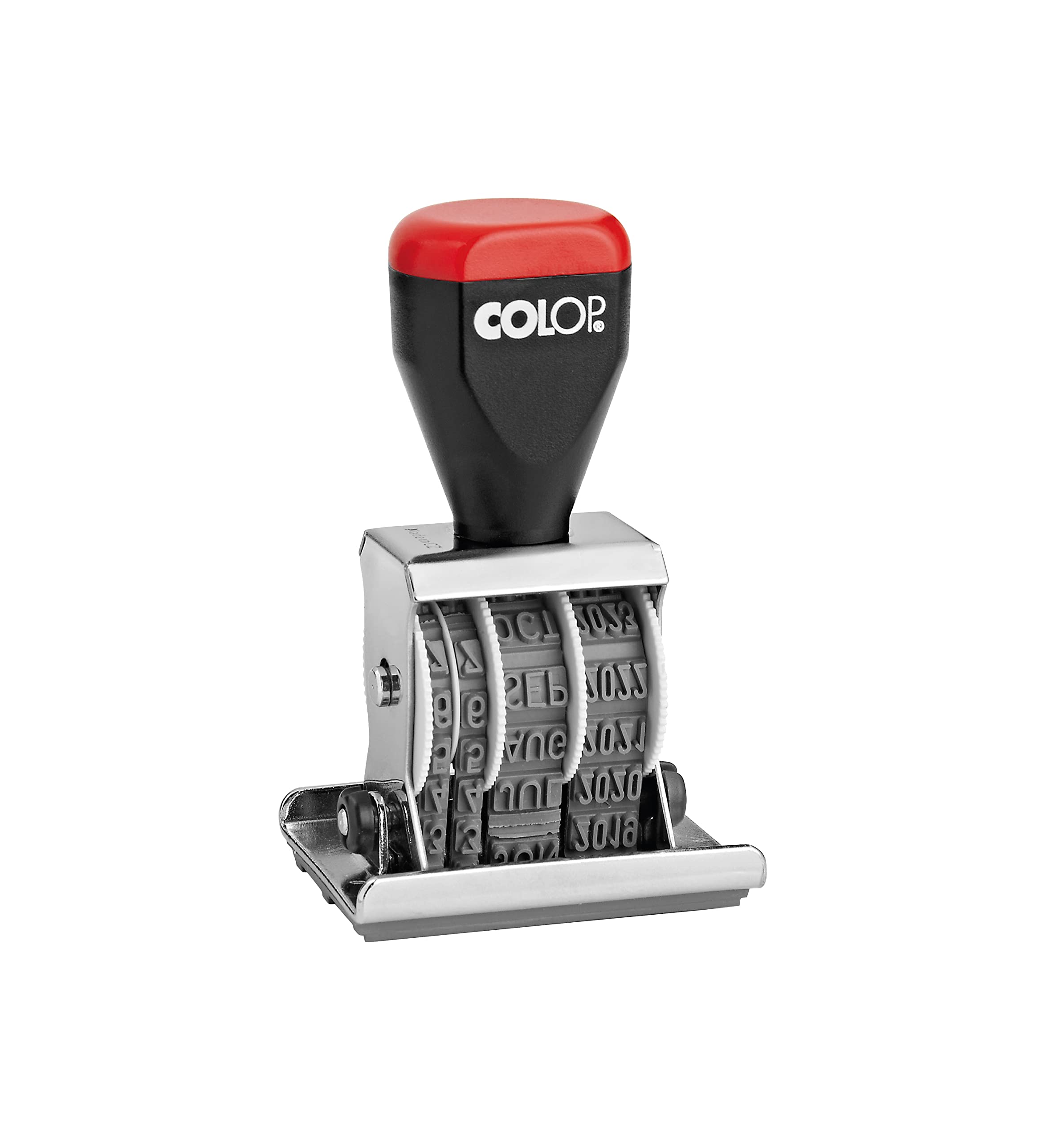 Colop 4200463002 Rotating Wheel Date Stamp 'Gebucht' 30 x 45 mm