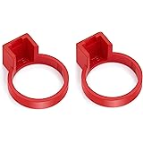 Tesla Model 3 Charger Lock for J1772 Adapter (Works with Non Flange Adapter, Not Work with Model S/X) (Red)[2PACK]