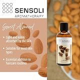 SENSOLI Sweet Almond Oil 100ml 100% Pure Carrier Oil Skin Hair Massage view 2