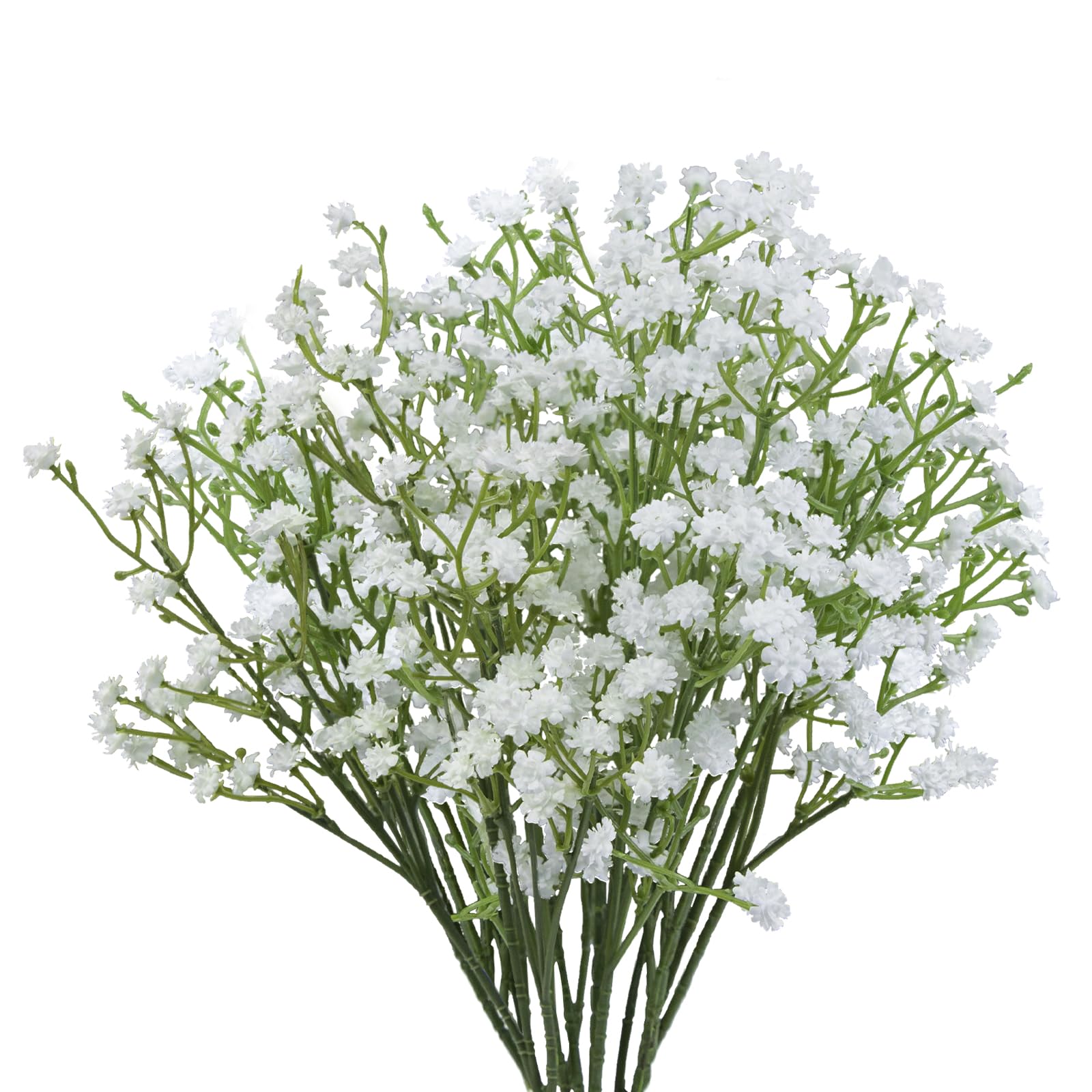 OundarM 6pcs Gypsophila Artificial Flowers Baby Breath Faux Flowers that look real Fake Flowers for Arrangement for the House party Wedding Floral Display