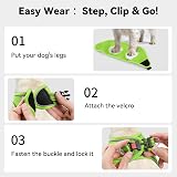 Joytale Step in Dog Harness Soft Mesh Reflective Easy Walk M Green view 3