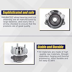 KUSATEC 512293 Rear Wheel Bearing Hub Assembly for