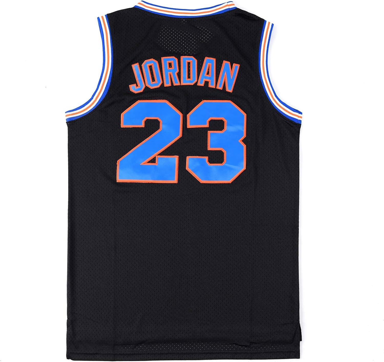 Lduk CL Youth 23# Movie Jerseys for Kids jam Space Jerseys Black/White/Blue: Clothing