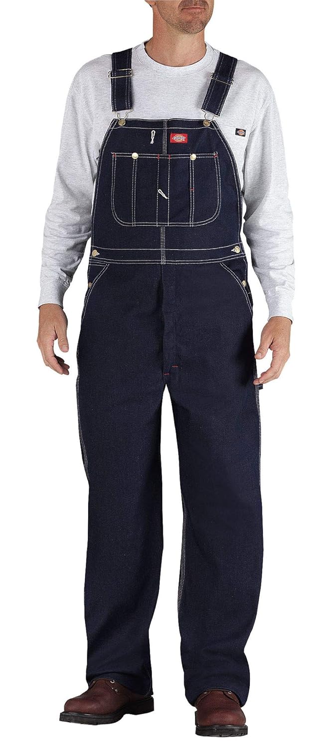 Dickies Mens Denim Rigid Bib Overalls