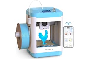 WiFi Mini 3D Printer for Kids and Beginners,Geeetech Mini 3D Printers- Auto Leveling, High Speed, Fully Open Source, Direct D
