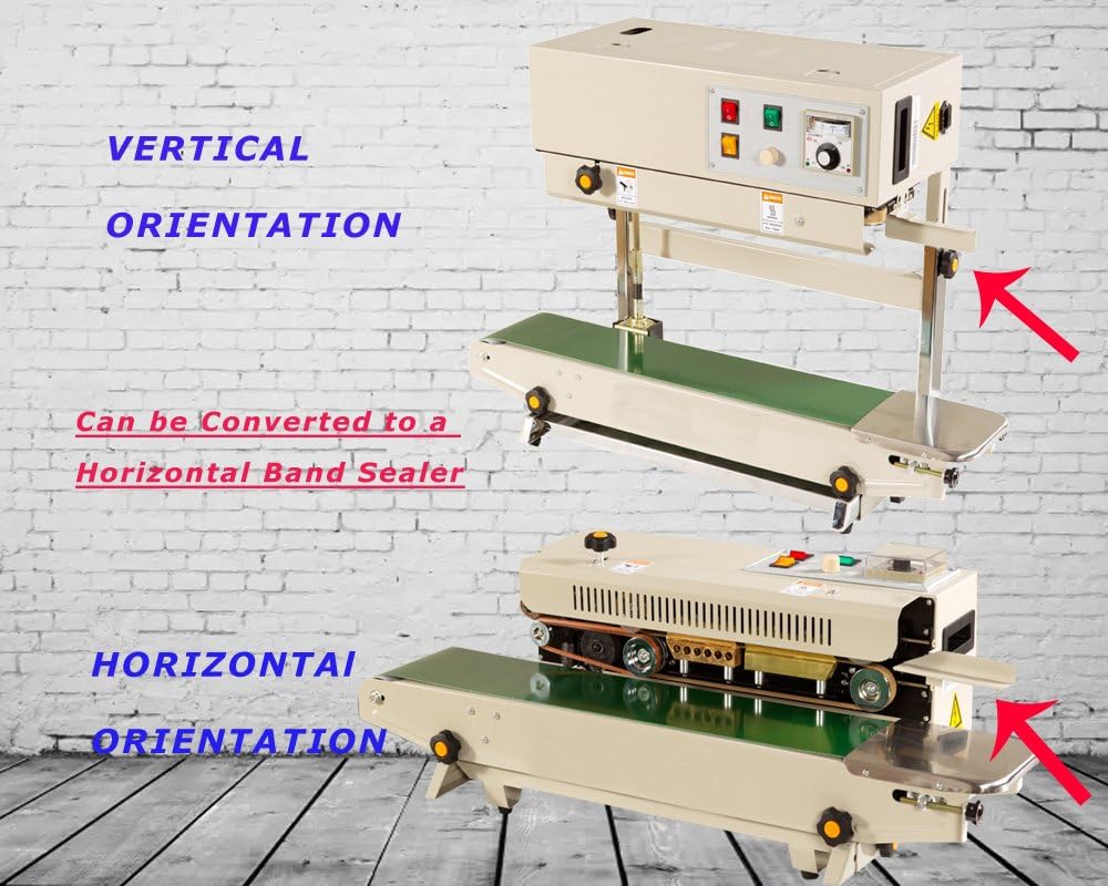 TECHTONGDA Vertical AND Horizontal Frame 110V Continuous Auto Sealing Machine Bag PVC BEST Quuality