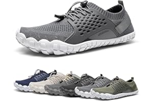 NORTIV 8 Men's Water Shoes Lightweight Quick Dry Barefoot Aqua Shoes