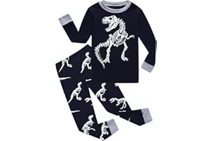 KikizYe Boys Pajamas Set Kids PJs children Christmas Long Sleeve Pajamas