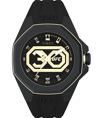 Amazon.com: Timex Unisex UFC King 45mm Watch - Black Strap  display picture 1