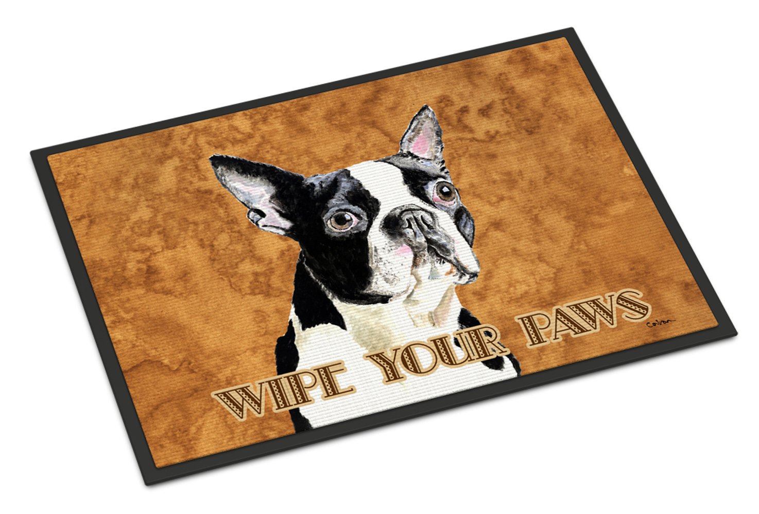 Caroline S Treasures Sc9140jmat Boston Terrier Indoor Or Outdoor Doormat 24 X 36 Multicolor