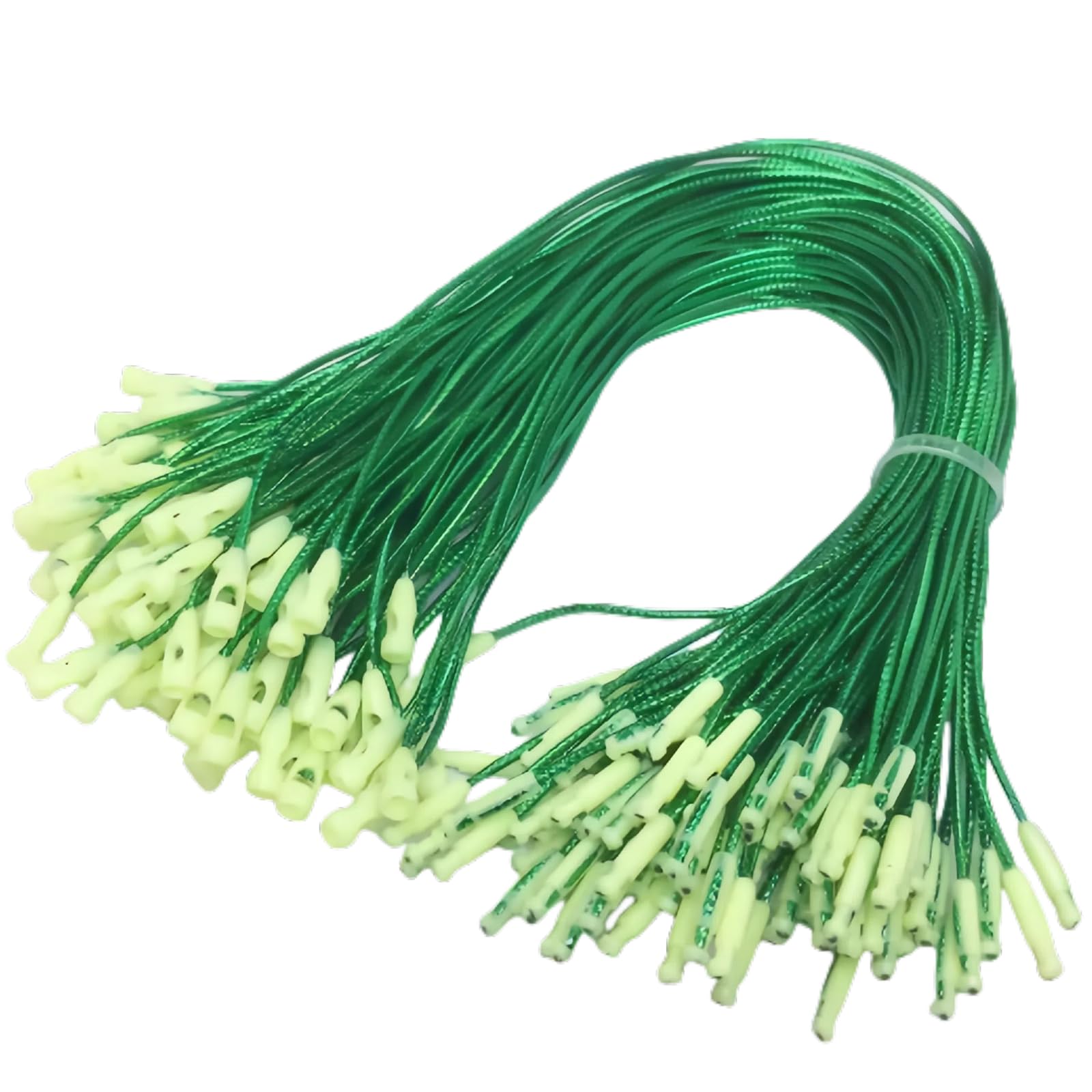 150pcs Ornament Hanger String,Bauble Ties Green,Metallic Twine String,Tinsel String Craft Making Cord,Christmas String,Price Tag Strings for Christmas Ornament Hanger,Brand Price Tag,20CM