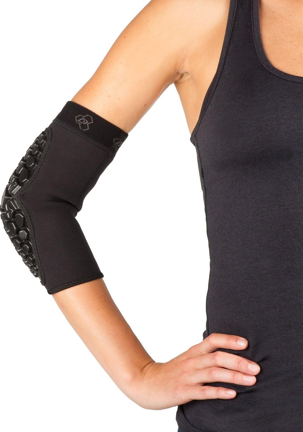 DonJoy Performance Defender Compression Support Elbow Pads (Pair) – Padded Support for Collision Contact Sports, Football, Rugby, Lacrosse, Martial Arts, Obstacle Courses: Sports & Outdoors