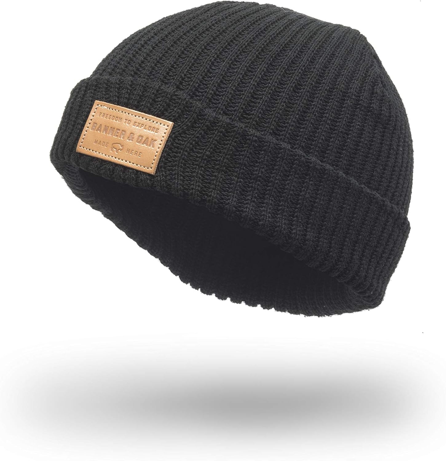 leather beanie hat