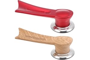 Abaodam 2pcs Replacement Pot Cover Handles for Milk Pot and Steamer, Stainless Steel Material