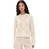 Vince Women's Textured Argyle Sweater