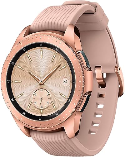 Samsung Galaxy Watch 42mm Rose Gold Bluetooth Smartwatch SM-R810 Renewed iOS