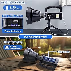 Rechargeable Spotlight Flashlight High Lumens