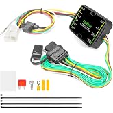 Agrieyes 56040 Trailer Wiring Harness, 4 Pin Towing Harness Compatible | Subaru Ascent, Forester, Outback, Crosstrek, XV, Trailer Wire Hitch Harness 4-Way Vehicle-Side Connector