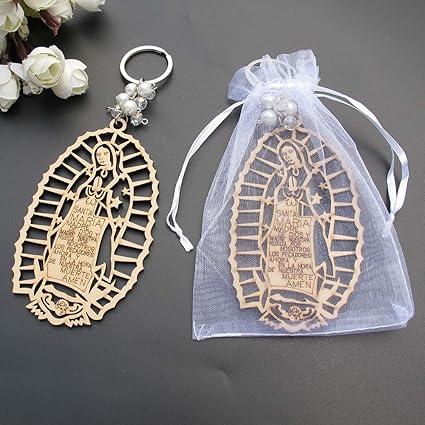 Amazon Com 12pcs Baptism Our Lady Of Guadalupe Wood Design