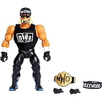 Mattel WWE Action Figure, 6-inch Collectible Hulk Hogan with 10